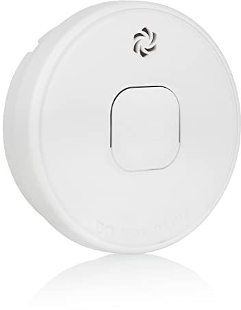 Smartwares FSM-12700 Rauchmelder – Testknopf – Optischer Sensor – 85 dB Alarm – Drahtlos – 10 Jahre Lebensdauer – Weiß