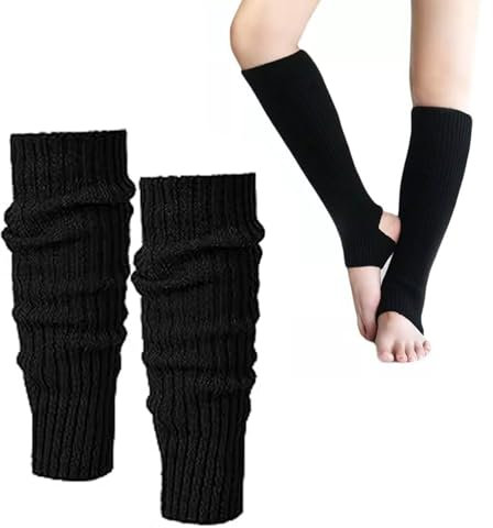 KARELLS Tanzen Stulpen,Ballettstulpen,Knöchelwärmer,Tanzen Legwarmer,Damen Lange Beinwärmer,Mädchen Stulpen,Damen Mädchen Ballettstulpen,Damen Mädchen Stulpen mit Fersenloch,Ballett Yoga Beinstulpen