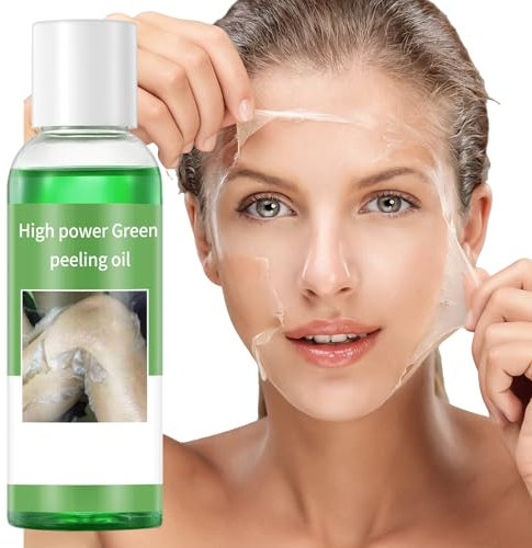 Exfoliating Green Peeling Oil for Facial Exfoliant Peel, Exfoliating Peeling Solution for Body and Face, Skin Peel At Home