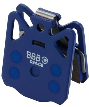 BBB Cycling Campagnolo bromsbelägg – DiscStop HP – ekologisk blandning – Kompatibel med Campagnolo Super Record, Record, EKAR, Chorus, Potenza – Blå – BBS-79