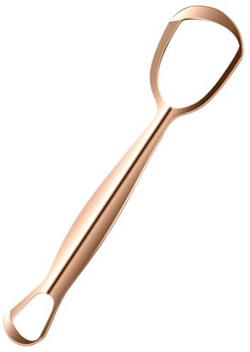 Gratte-Langue - Brosse Nettoyante pour Langue en Acier Inoxydable - Nettoyeur en Forme d'Éventail Réduit la Mauvaise Améliore l'Hygiène Buccale Soin Quotidien pour Toute la Famille