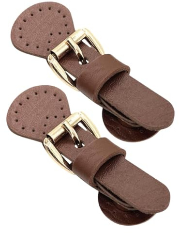 CORHAD 2 Cierres Magnéticos de Hebilla de Metal Cuero Sintético para Ropa y Bolsos, Diseño Versátil y Elegante para Proyectos de Costura y Manualidades DIY