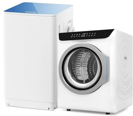 Auertech Portable Washer and Dryer Combo Set, 2.8 CU. FT Portable Clothes Dryers with Boot Dryer, 18 lbs Fully Automatic Washing Machine, Compact Washer and Dryer for Apartment, RV, Dorm