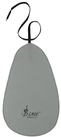 QUARKZMAN Paño de Limpieza para Saxofón, Paño de Limpieza para Clarinete y Flauta, Oboe, Limpiador Flauta Escolar Limpieza Reutilizable Sintético, Gris