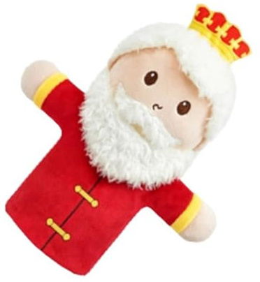 OPPWONG Royal Family Hand Puppet, 32cm Imaginative Role Play Toy (King)
