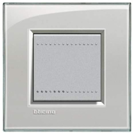 Bticino Livinglight Lna4802Kg - Ll-Placa 2M Gris Hielo