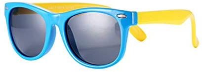 FOURCHEN Gafas de Sol para Niños y Niñas - Polarizadas, Flexibles, 100% UV Proof - Marco de Goma