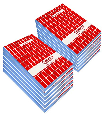 EUROXANTY Bloc camarero | Talonario de Bolsillo | Para coger Comandas | Hojas con Precorte | Original y copia | 80 hojas por talonario | 13 x 9 cm, 12