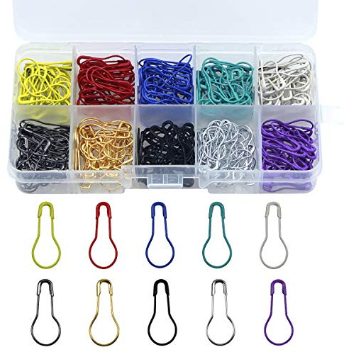 NATUCE 300PCS Spille da Balia, Sicurezza Metallo, Lampadina, Calabash, Pin, Abbigliamento Crafting e Fai da Te