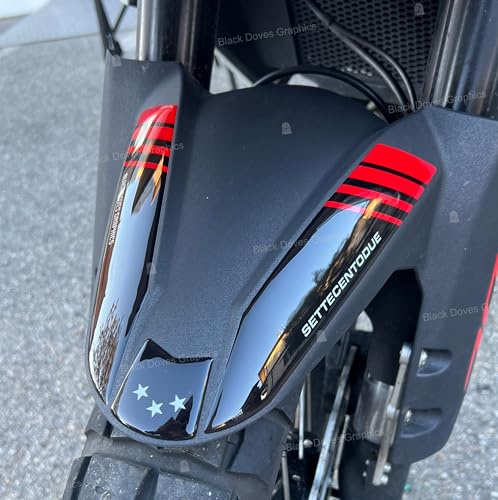 Adesivi 3D Resinati Protezioni compatibili con Benelli TRK 702 X (Protezione Parafango)