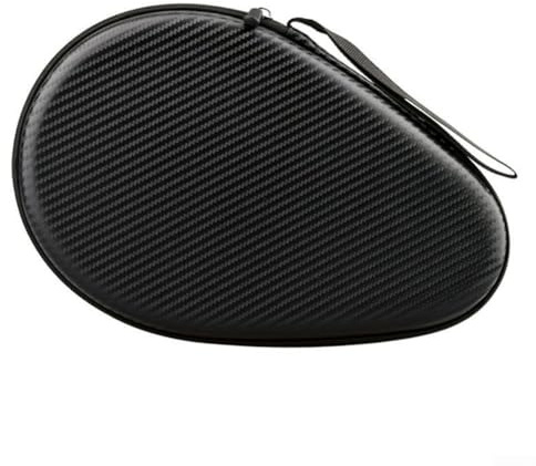 Table Tennis Paddle Case, Table Tennis Bag Cover Paddle EVA Bag Waterproof Table Tennis Racket Case Bag For Protects 2 Ping-Pong Paddles And Many Balls Silver (1 black2)