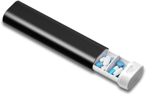 IKOPFLN Pilulier Semainier - Boite Medicaments Rangement Journalier 7 Jours pour Vitamines, Médicaments, Suppléments, 1 pièce