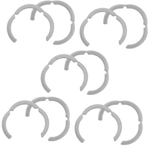 Yardenfun 10piezas Anillo De Abrazadera De Acero Inoxidable Para Tuberías De Agua Kit De Abrazaderas De Manguera De Alambre Doble Rápido Para Mangueras De Motocicleta