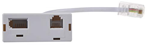Blmirror Adaptateur telephonique d'un Prise RJ45 vers Deux Prises RJ11 et BT