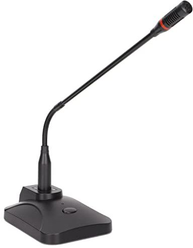 aqxreight Microfono a Collo di Cigno Microfono Cablato da Tavolo con Cavo XLR Femmina a 6 Cavi da 35 Mm Maschio per Conferenza Conferenza per Posizionare il a Collo di CignoMicrofono a di Cigno