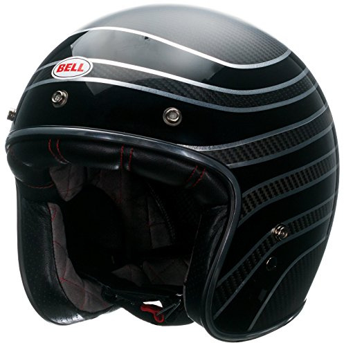 Bell Powersports Custom 500 Motorradhelm, Schwarz (Carbon RSD Talladega), XXL