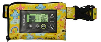 Cinturón para bomba de insulina infantil con ventana de control - Dia-Children Pump Belt - Ajustable 51-85 cm - Compatible MiniMed, Tande t:slim, YpsoPump y otros. (51-85 cm) (HAPPY DAYS)
