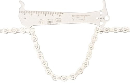 HOUSON bicycle chain wear gauge, bicycle chain knife chain checker multi-tool chain wear indicator for bicycle repair