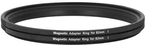 Magnetischer Adapterringsatz, 82-mm-Ringadapter für Filter und 82-mm-Ringadapter für Objektiv, Filter auf Magnetisch