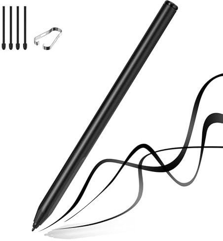 Magnetic EMR Stylus for Remarkable 2 with Eraser - Digital Replacement Pen with 4096 Pressure Sensitivity, Palm Rejection, Tilt and 4 Tips