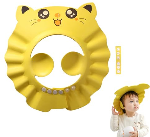 EUYKQNOI 1pc Doccia Cap per Bambino,Cappello Doccia Bambini,Visiera Doccia Bambini,Baby Shower Caps Hats,adatto per docce,sfumature,shampoo,tagli di capelli per bambini