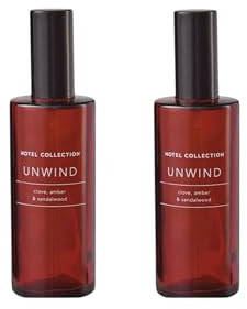 2 x Apothecary UNWIND | 2 x 100ml | Clove,Amber & sandalwood | Coloured glass spray bottle