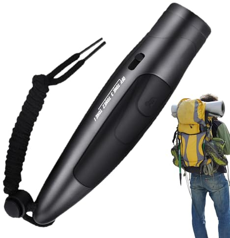 Silbato de mano, silbato con cordón, silbatos para camping, cuerno ajustable con sonido claro, bocina de larga duración para profesores entusiastas, clase al aire libre, entrenamiento de mascotas