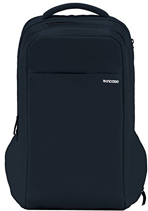 Marineblauer Rucksack mit Incase-Symbol, Laptop-Tasche (39,6 cm) aus Nylon, einfarbig
