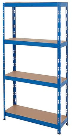 AROIJUN TMZ® (1500 x 750 x 300) mm heavy duty boltless metal steel shelving shelves storage unit Industrial easy to assemble (150X75X30cm) 175KG Per Shelf
