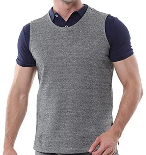 Gilet Protection Niveau 5 Résistant Aux Coupures - Col Rond Robuste Et Résistant Aux Couteaux - Équipement Protection Pour Différents Scénarios (XL)