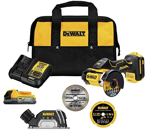 DEWALT 20V MAX Cordless Angle Grinder Kit, 3-in. (DCS438E1)