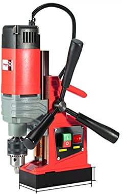Taladro magnético eléctrico AX23RE/AX28RE, Taladro de Suelo, Potente Taladro magnético, máquina de perforación portátil de Grado Industrial (Color : AX16, Size : Type)