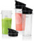 3 Pcs Ninja Blender Cups Replacement 16oz Cups with Seal Lids, Ninja Blender Accessories Replacement Parts for BL660 BL770 BL780 QB3001SS