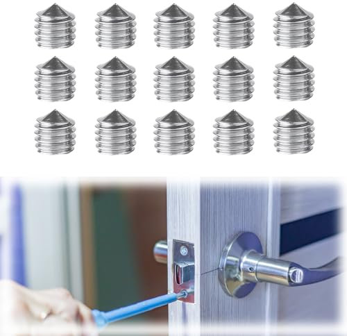 DHWEKU 15 PCS juego de tornillos prisioneros M6x6 manija de puerta juego de manijas de puerta tornillos prisioneros