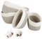 Set di 4 Cestini Portaoggetti,Cestini Portaoggetti in Corda di Cotone Intrecciata,Cestino Portaoggetti Bagno,Impilabile Cesto Portaoggetti per Bagno, Cameretta, Salotto, Giocattoli, Ufficio