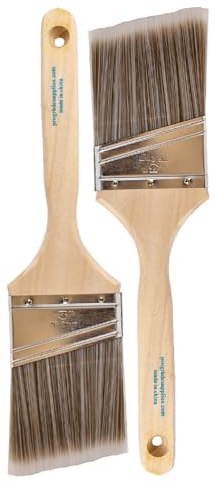Pro Grade - Paint Brushes - 2Ea 3 Angle Brushes