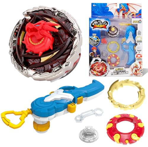 INFINITY NADO toupie métal + Lanceur magnétique Enfant 5+