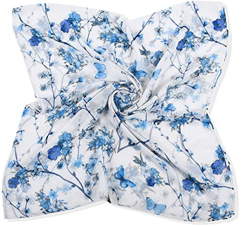 TianWlio Schal Damen Modischer Weicher Leichter Schal Gaze In Scarf Printing Basks Cape Damen Großer Schal Schal Verhindert Paris Floral Mode Krawattenschal