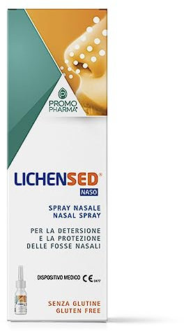Lichensed Spray Nasale - Spay Decongestionante Naturale con Lichene Islandico - Libera il Naso e Lenisce le Mucose - Per Rinite, e Congestione Nasale - Dispositivo Medico - Spray da 15 ml