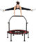 K KENSONE 101,6 cm faltbares Rebounder-Trampolin für Erwachsene mit Bungee, 204 kg, leises Indoor-Mini-Trampolin für Erwachsene, Fitness, mit verstellbarem U-förmigem Griff, für Fitnessstudio