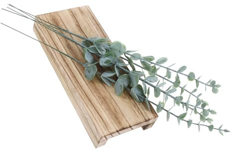 Kisangel Holz Wandpflanzgefäß Für Künstliche Pflanzen Minimalistisches Boho Zimmerdeko Wandblumenvase Für Landhausstil Hängevase Für Wohnzimmerdekoration