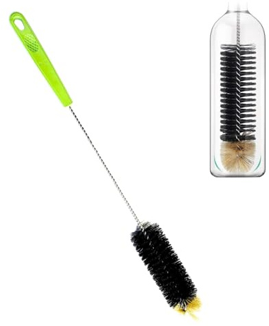 Scovolino per Bottiglie - Pulitore Per Lavaggio Tazze | Spazzola Antiscivolo per Casa e Viaggi Birra Biberon Decanter Collo Stretto | Per Decantatore Vino Birra Lavastoviglie Casa Cucina
