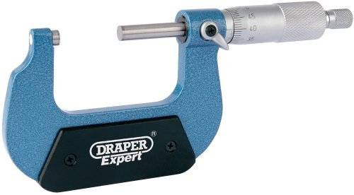 Draper 46604 Expert Metric External Micrometer, 25mm-50mm , Blue