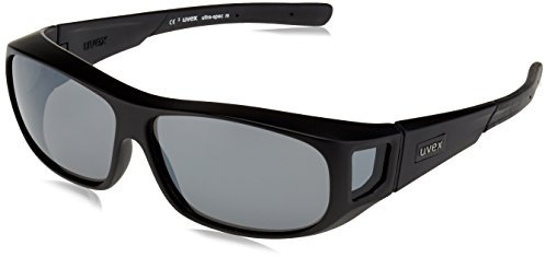 uvex ultra spec m - Sportbrille für Damen und Herren -100% UVA-, B, C Schutz - druckfreier Sitz & perfekter Halt - black matt - one size