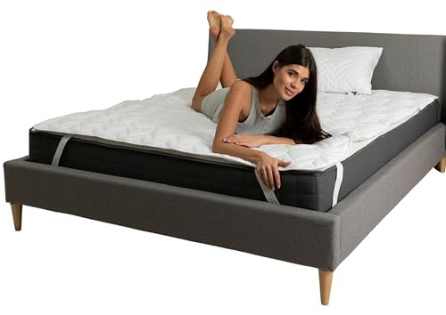 sei Design Matratzenschoner - 180x200 atmungsaktiv - Luxuriöse Matratzenschutz Auflage - Extra Soft & weich - Matratzen Schoner waschbar & trocknergeeignet - Matratzen Schutz - Schonbezug Matratze