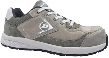 Dunlop Zapato de Seguridad S3 Flying Luka Gris en Piel de Ante, Repelente al Agua con Puntera de Composite - DL0201052 (2021 Edition) Talla 44