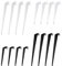 4x Tischbeine NEW ERA geneigt | Metall Stabil Stahl | Hairpin Legs stabil Tischkufen schlicht Tischgestell minimalistisch Möbelfüße schräg | höhenverstellbar (42cm (Bank / Couchtisch), Schwarz)