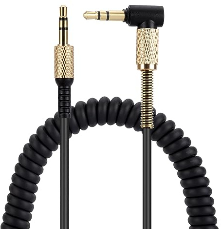 Alphatec Marshall - Cavo audio di ricambio per cuffie Monitor II major, cavo jack stereo da 3,5 mm, 1,2 m