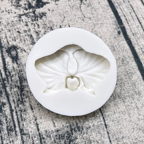 Fondant-Silikonform, 6,2 x 6,2 cm, Blume, Motte, Orchidee, Silikon, Sugarcraft, Harz, Werkzeuge, Cupcake, Backform, Fondant, Kuchendekorationswerkzeuge