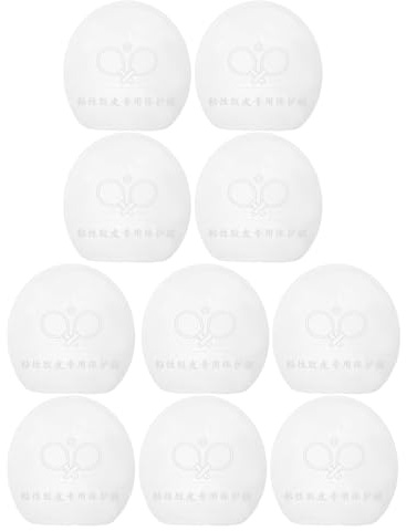 Beaupretty Protector de Superficie para Raquetas de Tenis de Mesa 10 Piezas PVC Transparente Fácil Aplicación para Partidos y Competiciones